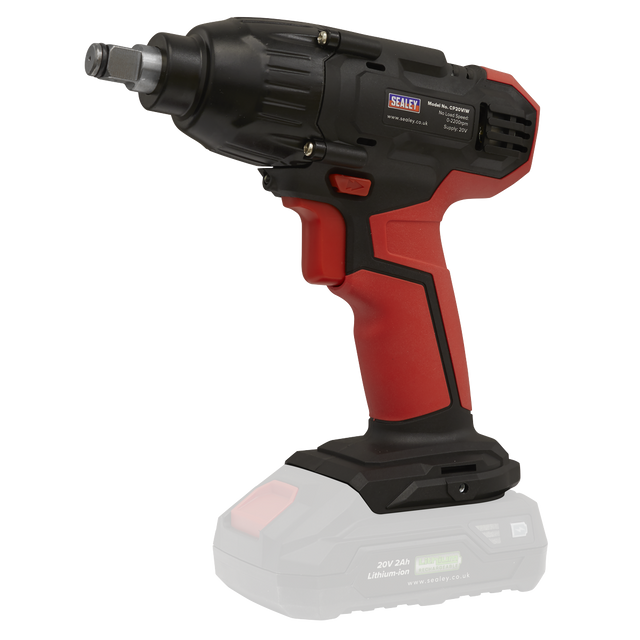 Sealey CP20VIW SV20 Series 1/2"Sq Drive Cordless Impact Wrench 20V - Body Only