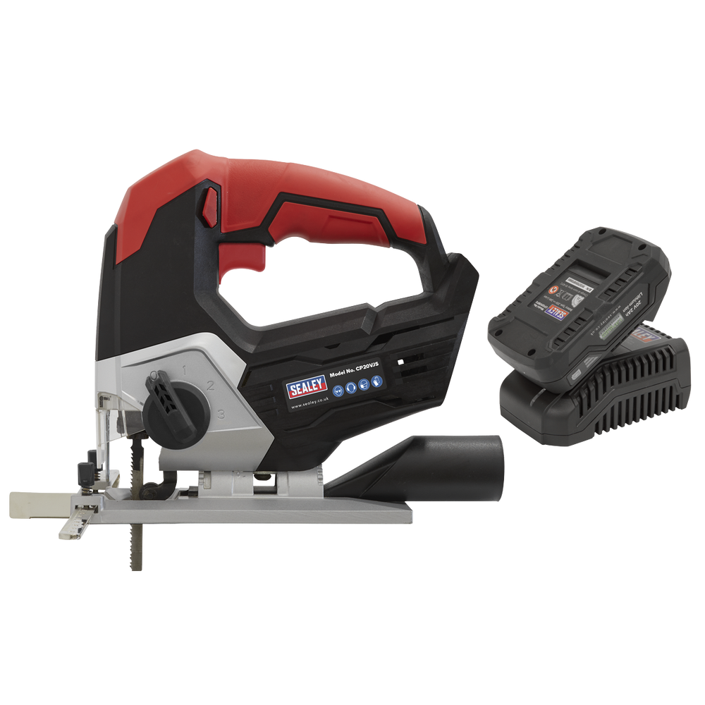 Sealey CP20VJSKIT1 SV20 Series Cordless Jigsaw Kit 20V 2Ah - additional view 2