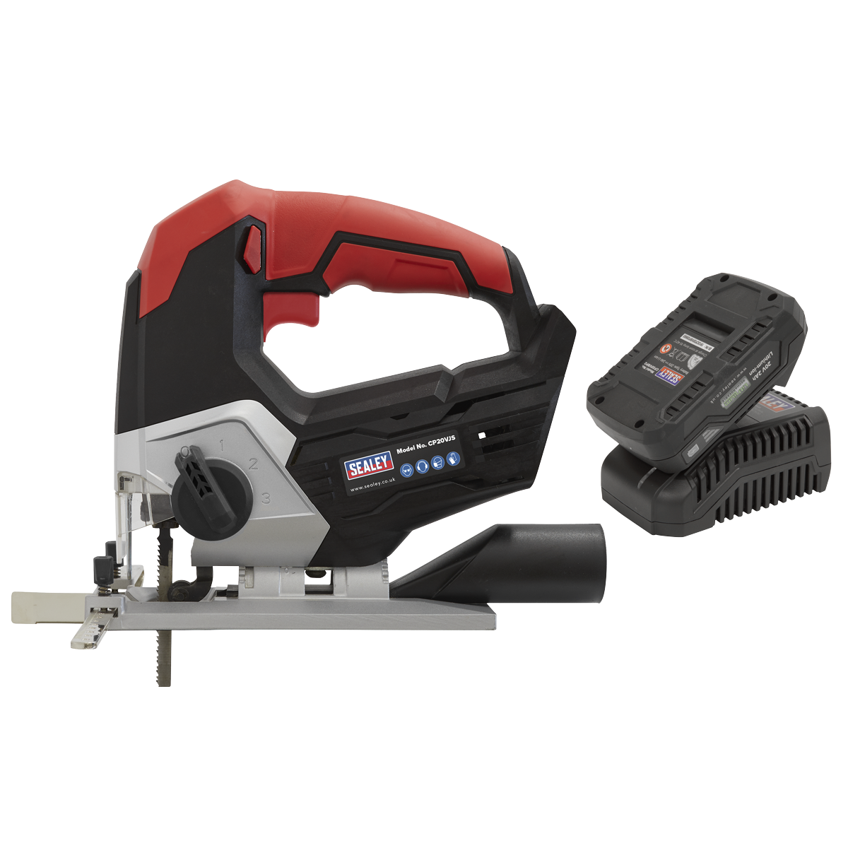 Sealey CP20VJSKIT1 SV20 Series Cordless Jigsaw Kit 20V 2Ah - additional view 2