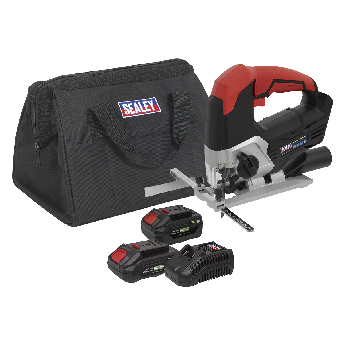 Sealey CP20VJSKIT SV20 Series Cordless Jigsaw Kit 20V - 2 Batteries