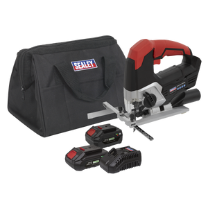Sealey CP20VJSKIT SV20 Series Cordless Jigsaw Kit 20V - 2 Batteries