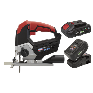 Sealey CP20VJSKIT SV20 Series Cordless Jigsaw Kit 20V - 2 Batteries - additional view 4
