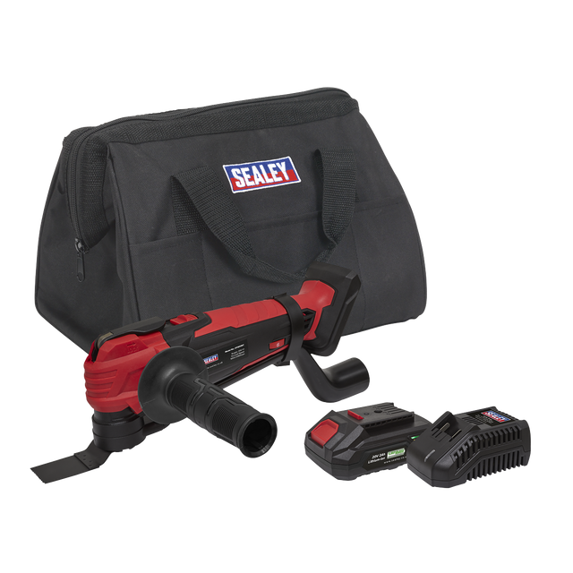Sealey CP20VMTKIT1 SV20 Series Cordless Oscillating Multi-Tool Kit 20V 2Ah