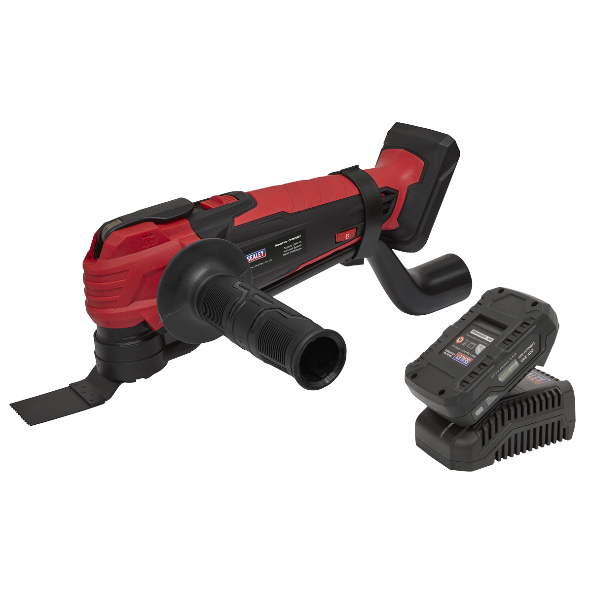 Sealey CP20VMTKIT1 SV20 Series Cordless Oscillating Multi-Tool Kit 20V 2Ah - additional view 3