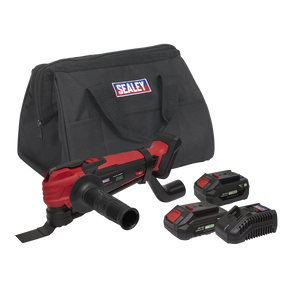 Sealey CP20VMTKIT SV20 Series Cordless Oscillating Multi-Tool Kit 20V - 2 Batteries