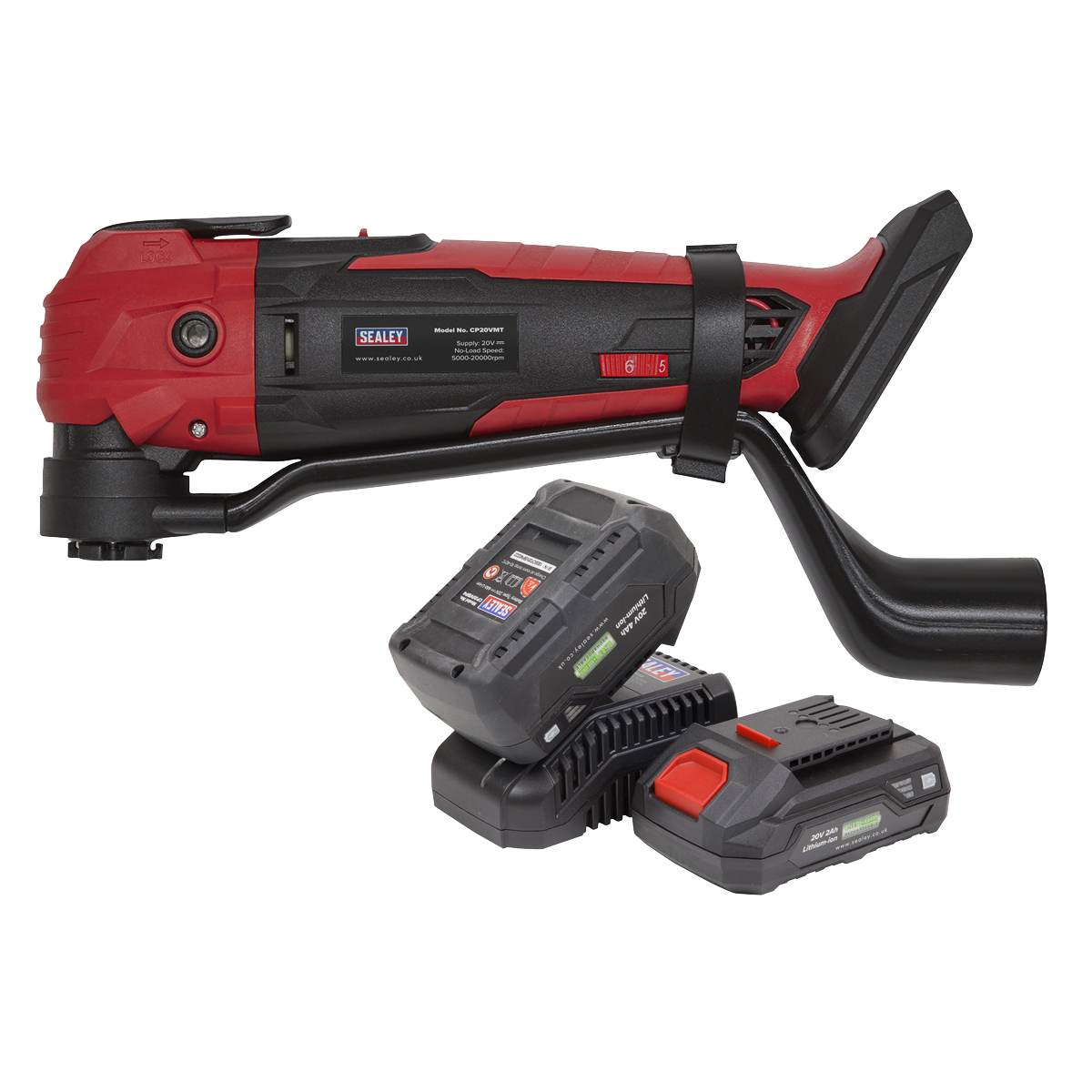 Sealey CP20VMTKIT SV20 Series Cordless Oscillating Multi-Tool Kit 20V - 2 Batteries - additional view 3