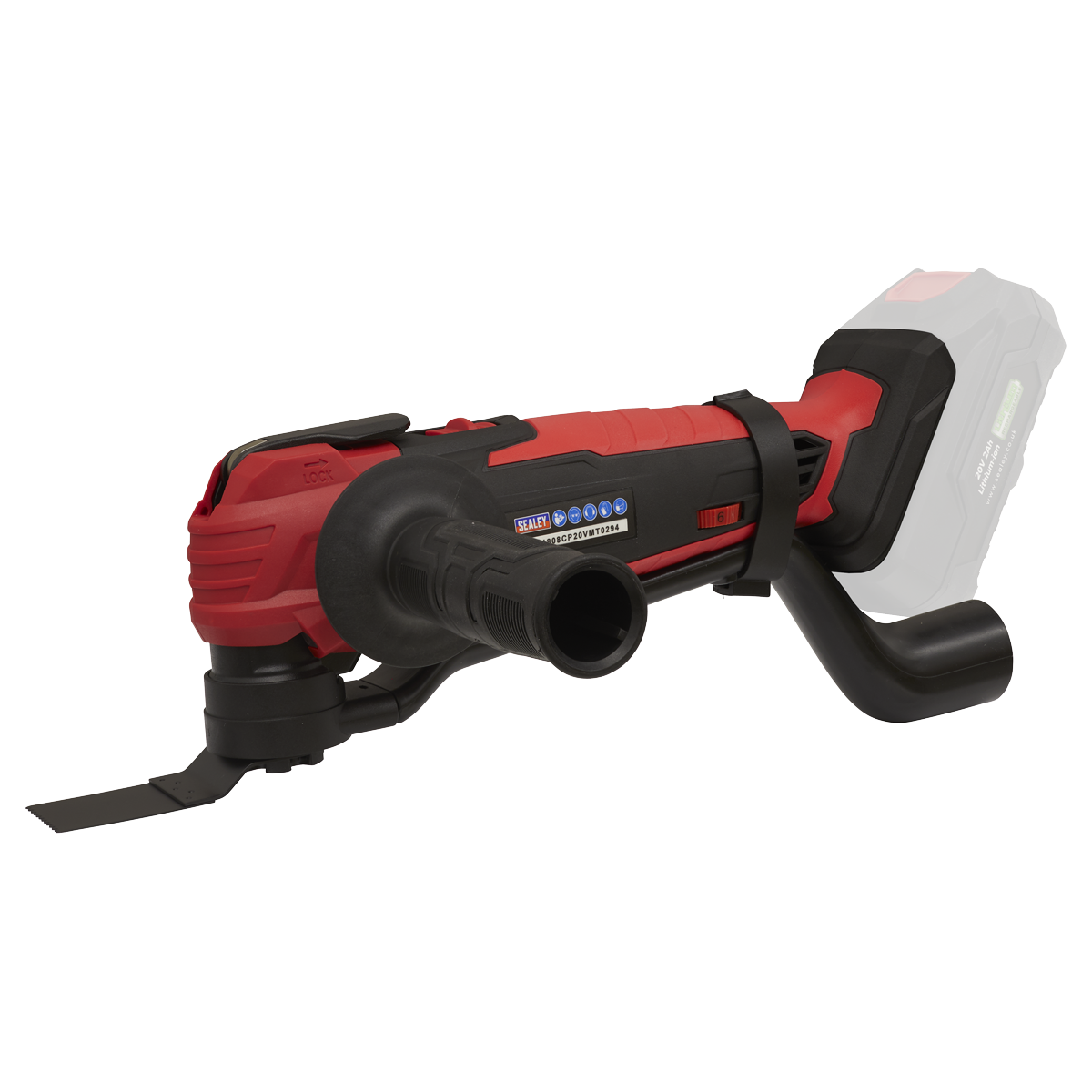 Sealey CP20VCOMBO5 3 x SV20 Series Cordless Power Tool Vac Kit 20V - 2 Batteries - additional view 2
