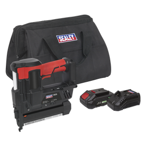 Sealey CP20VNGKIT1 SV20 Series Cordless Nail/Staple Gun Kit 18G 20V 2Ah