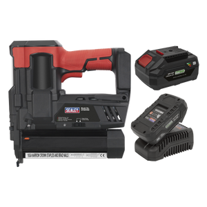 Sealey CP20VNGKIT SV20 Series Cordless Nail/Staple Gun Kit 18G 20V - 2 Batteries - additional view 4