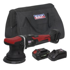 Sealey CP20VOPKIT Premier SV20 Series 125mm Cordless Orbital Polisher Kit 20V 4Ah