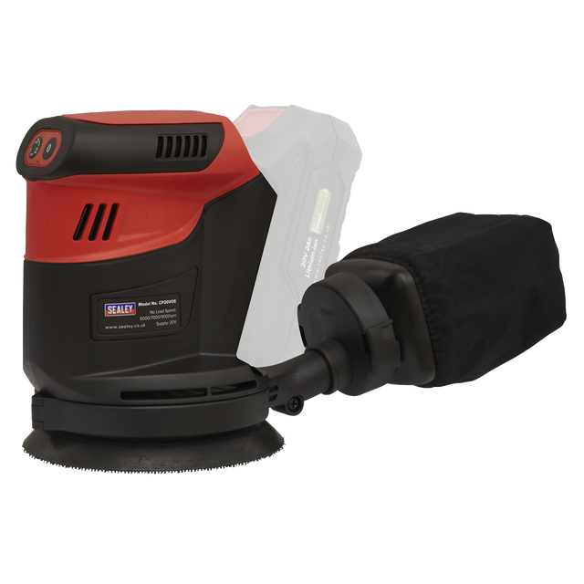 Sealey CP20VOS SV20 Series 125mm Cordless Orbital Palm Sander 20V - Body Only