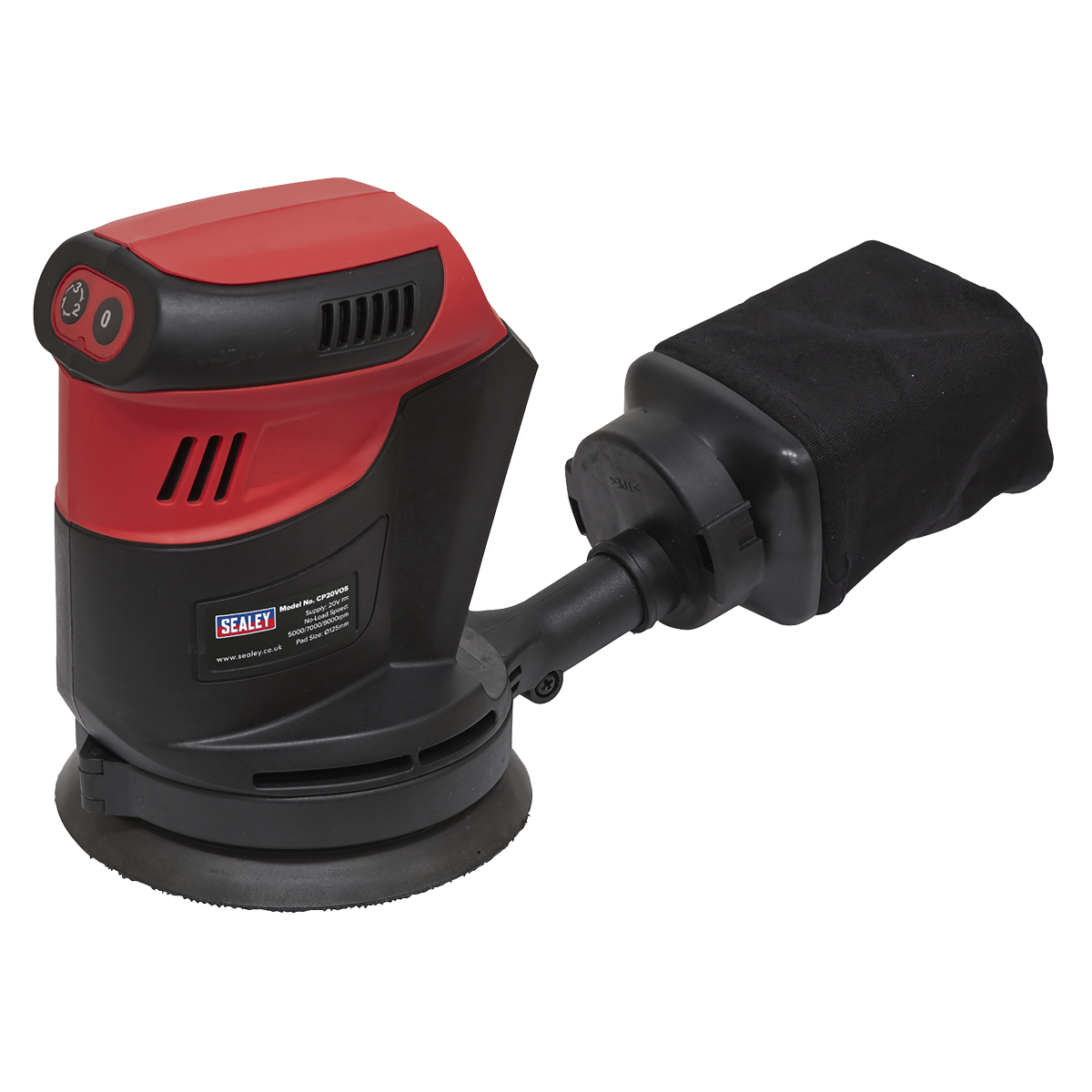 Sealey CP20VOS SV20 Series 125mm Cordless Orbital Palm Sander 20V - Body Only - additional view 2