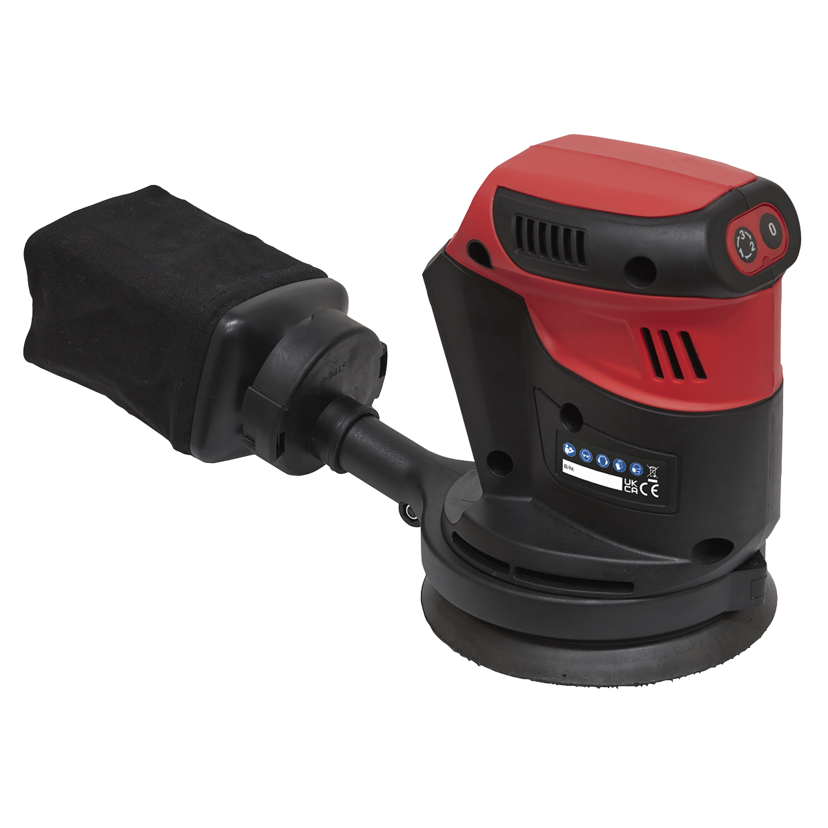 Sealey CP20VOS SV20 Series 125mm Cordless Orbital Palm Sander 20V - Body Only - additional view 4