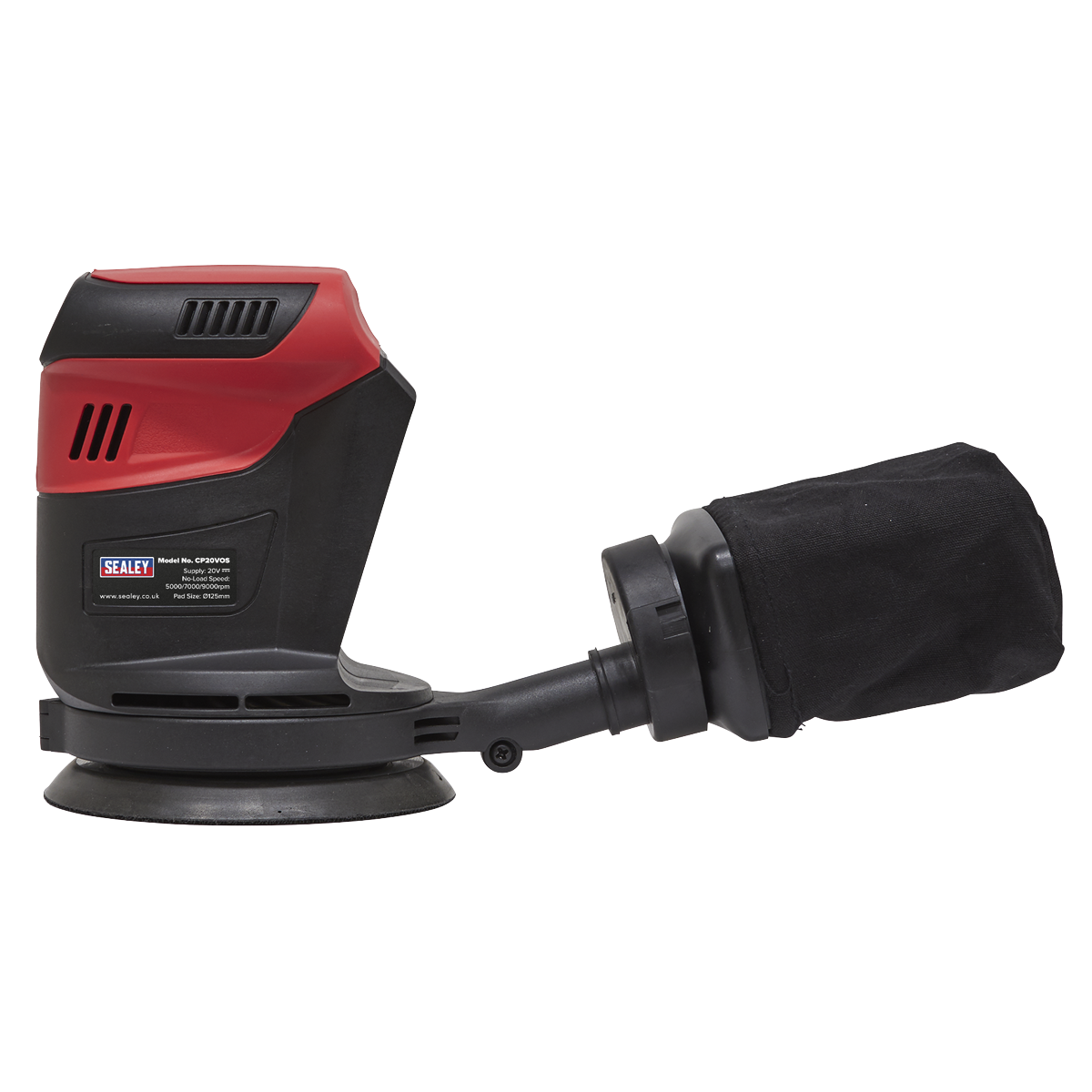 Sealey CP20VOS SV20 Series 125mm Cordless Orbital Palm Sander 20V - Body Only - additional view 5