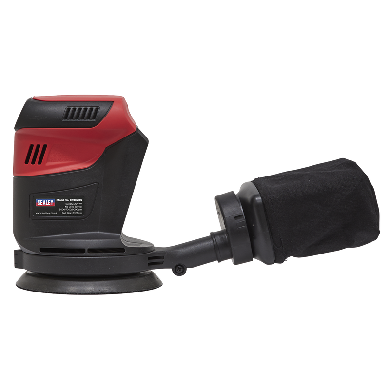 Sealey CP20VOS SV20 Series 125mm Cordless Orbital Palm Sander 20V - Body Only - additional view 5