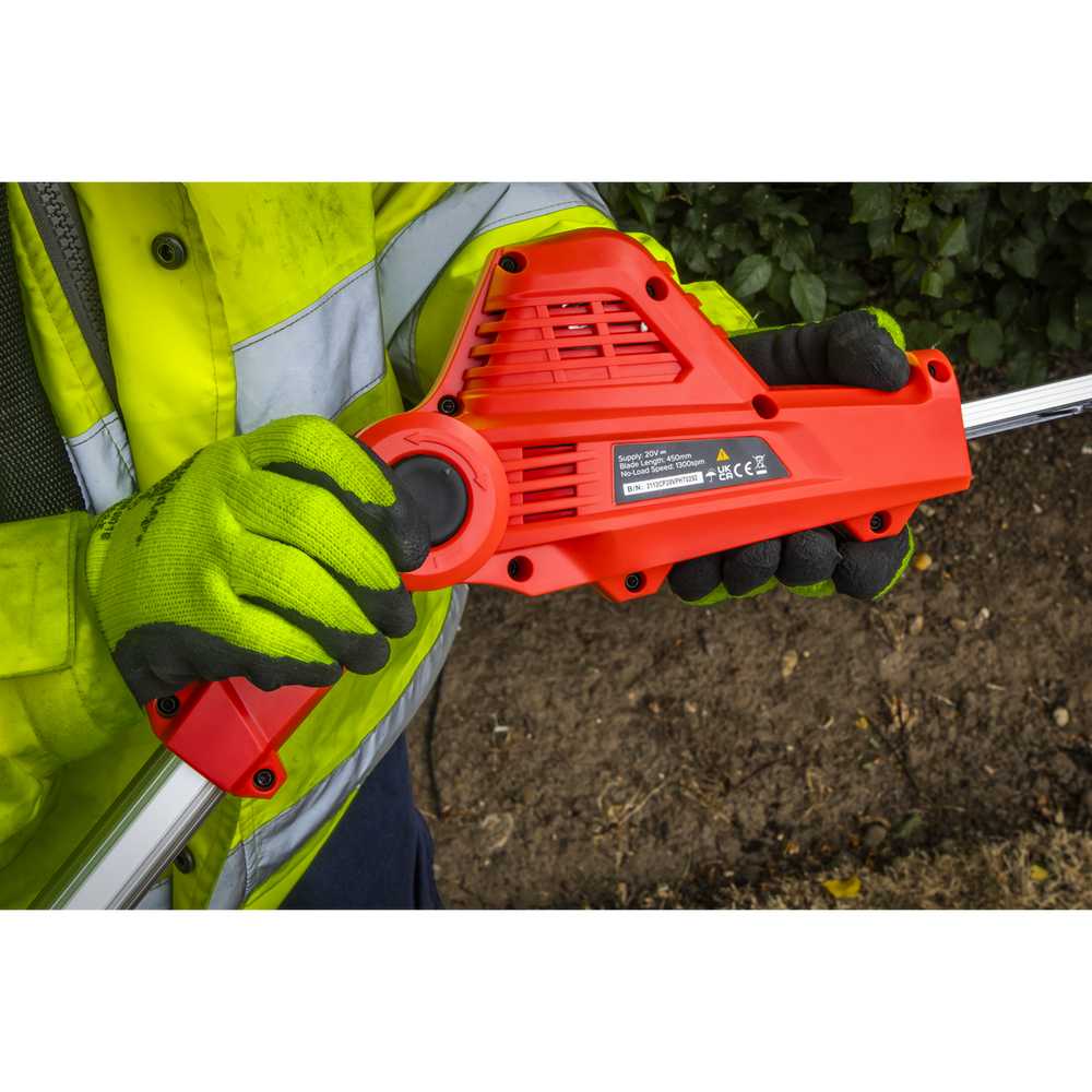 Sealey CP20VPHT SV20 Series 45cm Cordless Pole Hedge Trimmer 20V - Body Only - additional view 4