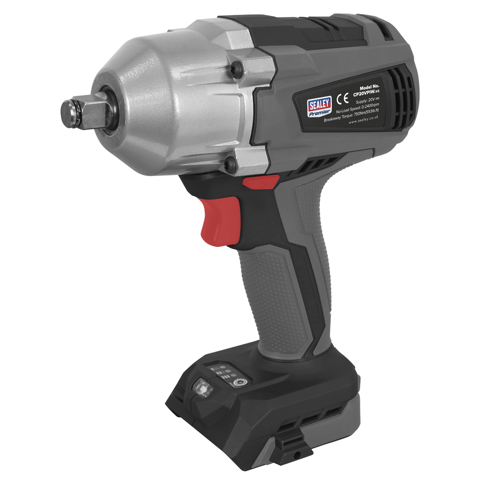 Sealey CP20VPIW Premier SV20 Series 1/2"Sq Drive Brushless Cordless Impact Wrench 20V - Body Only - additional view 10