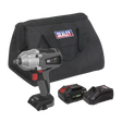 Sealey CP20VPIWKIT1 Premier SV20 Series 1/2"Sq Drive Brushless Cordless Impact Wrench Kit 20V 4Ah