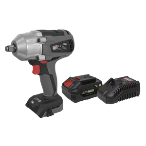 Sealey CP20VPIWKIT1 Premier SV20 Series 1/2"Sq Drive Brushless Cordless Impact Wrench Kit 20V 4Ah - additional view 9