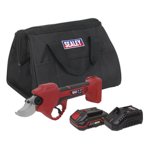 Sealey CP20VPSKIT1 SV20 Series Brushless Cordless Pruning Shears Kit 20V 2Ah