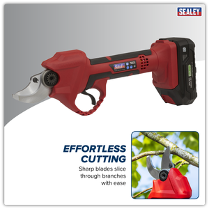 Sealey CP20VPSKIT SV20 Series Brushless Cordless Pruning Shears Kit 20V 2Ah - 2 Batteries - additional view 16