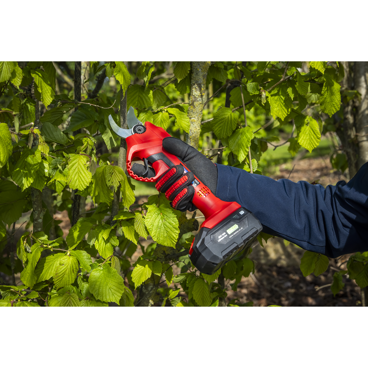 Sealey CP20VPSKIT SV20 Series Brushless Cordless Pruning Shears Kit 20V 2Ah - 2 Batteries - additional view 12