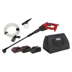 Sealey CP20VPWKIT SV20 Series 22Bar Cordless Pressure Washer Kit 20V - 2 Batteries
