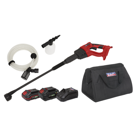 Sealey CP20VPWKIT SV20 Series 22Bar Cordless Pressure Washer Kit 20V - 2 Batteries