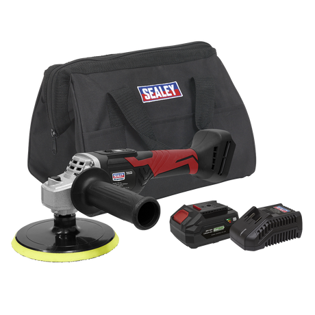 Sealey CP20VRPKIT Premier SV20 Series 150mm Cordless Rotary Polisher 20V 4Ah