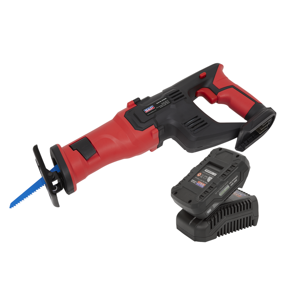 Sealey CP20VRSKIT1 SV20 Series Cordless Reciprocating Saw Kit 20V 2Ah - additional view 2