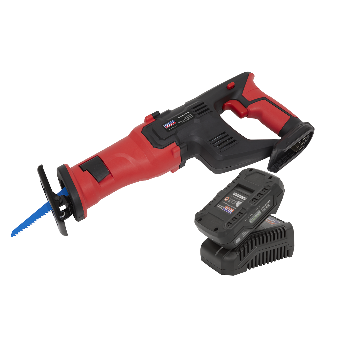 Sealey CP20VRSKIT1 SV20 Series Cordless Reciprocating Saw Kit 20V 2Ah - additional view 2