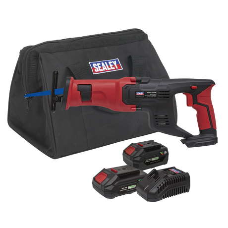 Sealey CP20VRSKIT SV20 Series Cordless Reciprocating Saw 20V - 2 Batteries