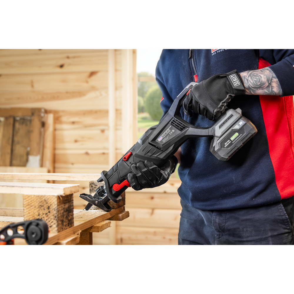 Sealey CP20VRSXKIT Premier SV20 Series Brushless Cordless Reciprocating Saw 20V 4Ah Kit - 2 Batteries - additional view 16