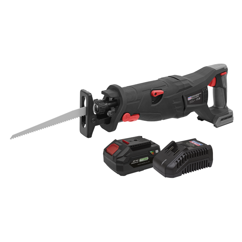 Sealey CP20VRSXKIT1 Premier SV20 Series Brushless Cordless Reciprocating Saw 20V 4Ah Kit - additional view 14