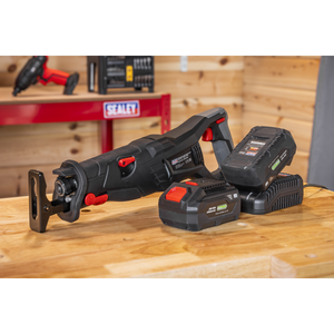 Sealey CP20VRSXKIT Premier SV20 Series Brushless Cordless Reciprocating Saw 20V 4Ah Kit - 2 Batteries - additional view 9