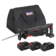 Sealey CP20VRSXKIT Premier SV20 Series Brushless Cordless Reciprocating Saw 20V 4Ah Kit - 2 Batteries
