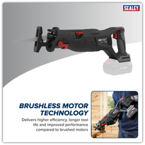 Sealey CP20VRSX Premier SV20 Series Brushless Cordless Reciprocating Saw 20V - Body Only - additional view 21