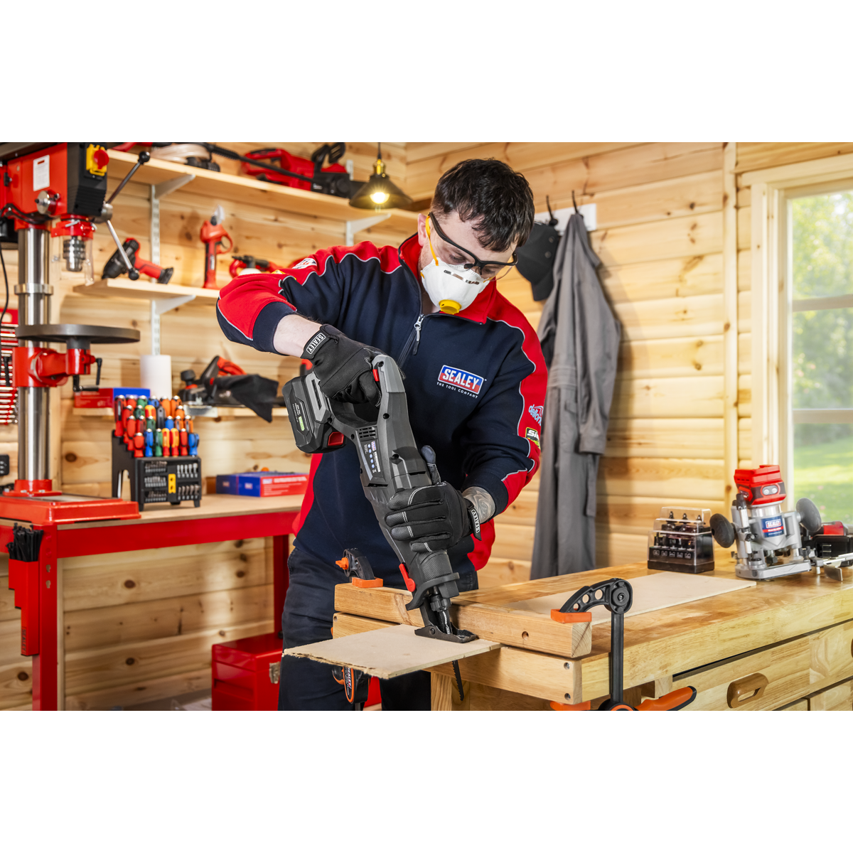 Sealey CP20VRSX Premier SV20 Series Brushless Cordless Reciprocating Saw 20V - Body Only - additional view 14