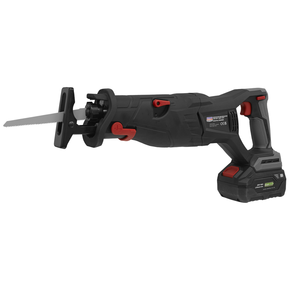 Sealey CP20VRSX Premier SV20 Series Brushless Cordless Reciprocating Saw 20V - Body Only - additional view 6