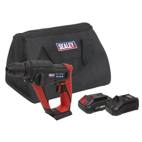 Sealey CP20VSDSKIT1 SV20 Series SDS Plus Cordless Rotary Hammer Drill Kit 20V 2Ah