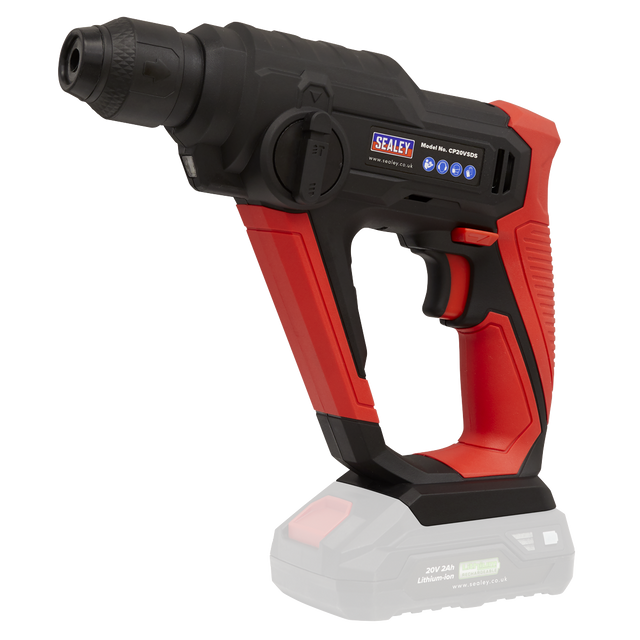 Sealey CP20VSDS SV20 Series SDS Plus Cordless Rotary Hammer Drill 20V - Body Only