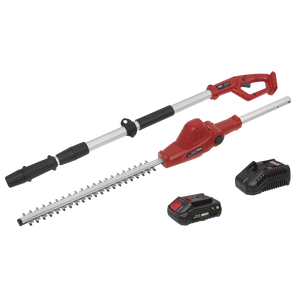 Sealey CP20VTP01 SV20 Series Cordless Telescopic Hedge Trimmer Kit 20V 2Ah