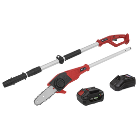 Sealey CP20VTP02 SV20 Series 20cm Cordless Telescopic Chainsaw Kit 20V 4Ah