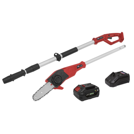 Sealey CP20VTP02 SV20 Series 20cm Cordless Telescopic Chainsaw Kit 20V 4Ah