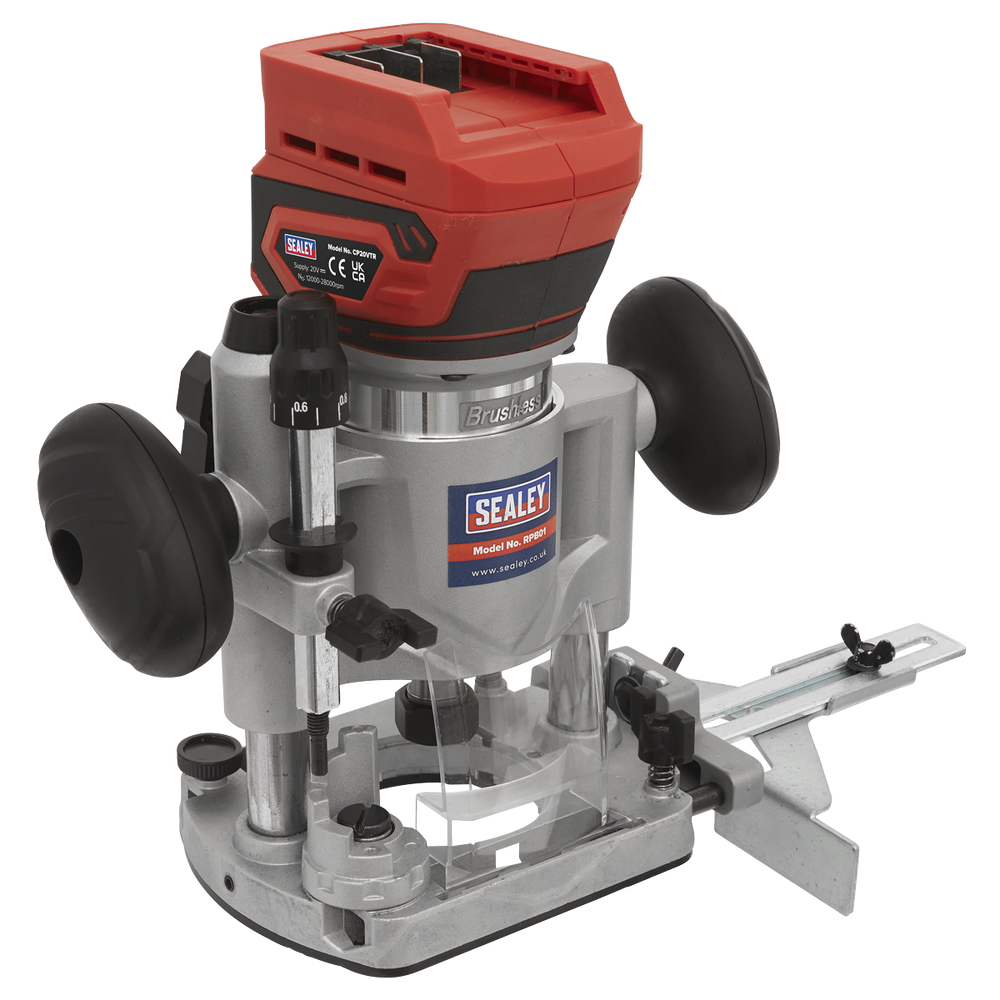 Sealey CP20VTRKIT SV20 Series Cordless Trimming Router Kit 20V 4Ah - 2 Batteries - additional view 7