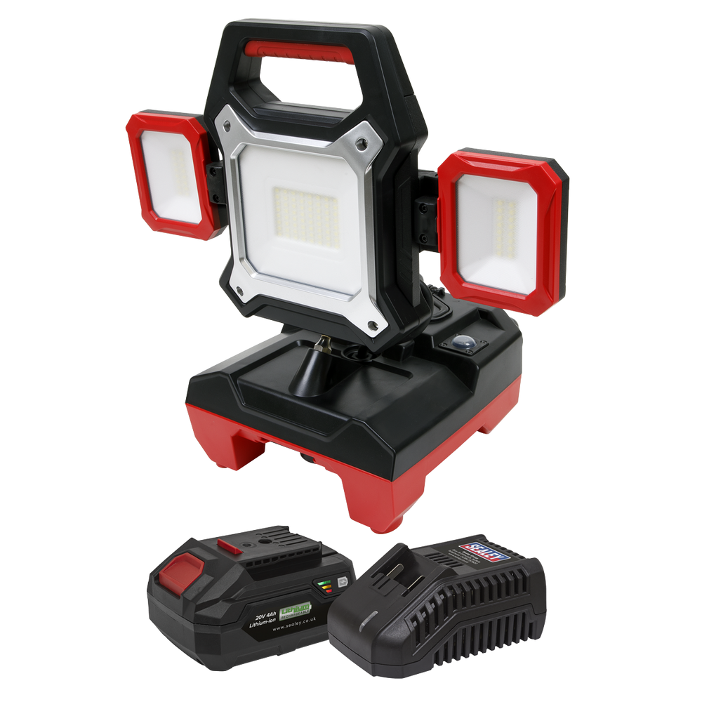 Sealey CP20VWLKIT1 SV20 Series 2-in-1 Cordless/Corded 45W SMD LED Worklight Kit 20V 4Ah - additional view 3