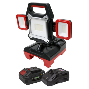 Sealey CP20VWLKIT1 SV20 Series 2-in-1 Cordless/Corded 45W SMD LED Worklight Kit 20V 4Ah - additional view 3