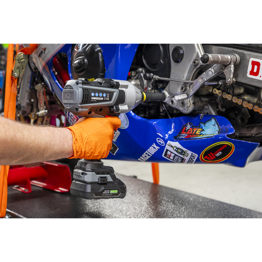 Sealey CP20VXIW Premier SV20 Series 1/2"Sq Drive Brushless Cordless Impact Wrench 20V - Body Only - additional view 10