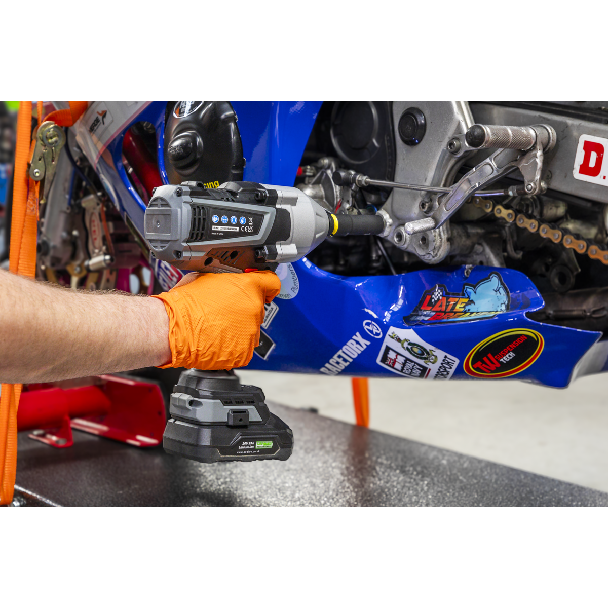 Sealey CP20VXIW Premier SV20 Series 1/2"Sq Drive Brushless Cordless Impact Wrench 20V - Body Only - additional view 10