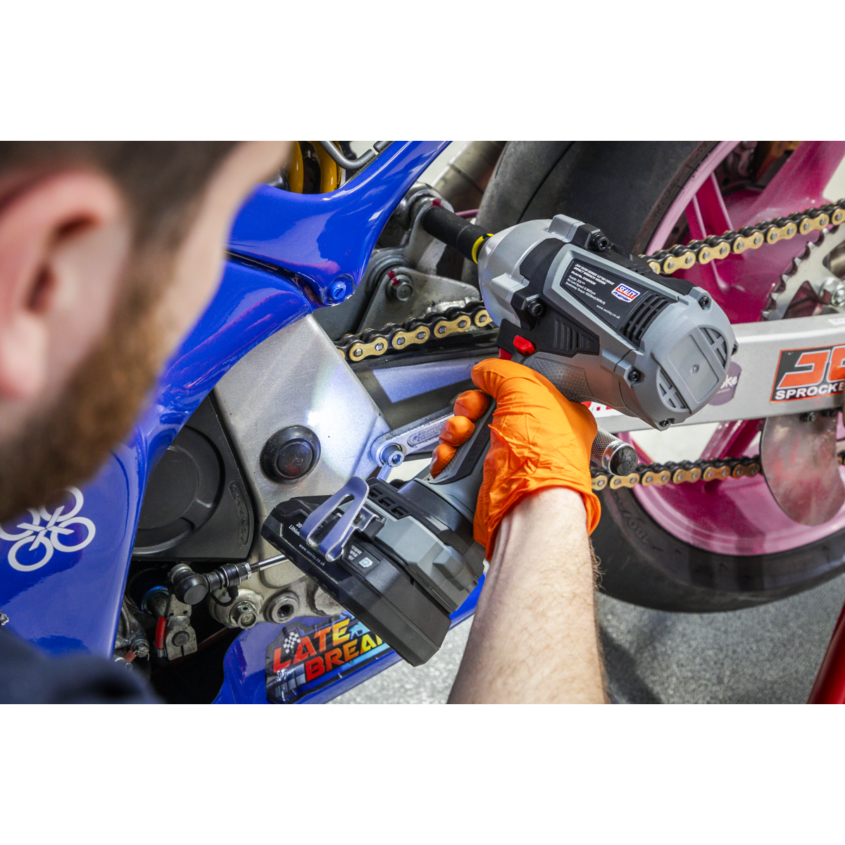 Sealey CP20VXIW Premier SV20 Series 1/2"Sq Drive Brushless Cordless Impact Wrench 20V - Body Only - additional view 11